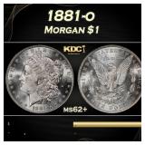 1881-o Morgan Dollar $1 Grades ms62+