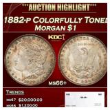 1882-o/s Top 100 Morgan Dollar $1 ms64+ SEGS