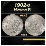 1902-o Morgan Dollar $1 Grades ms63