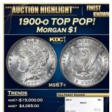 1900-o Morgan Dollar TOP POP! $1 ms67+ SEGS