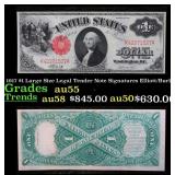 1907 Speelman/White $5 Large Size Legal Tender Not