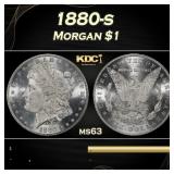 1880-s Morgan Dollar $1 Grades ms63