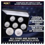 1971-1974 Full US Mint Silver "Blue Ikes" Run, In