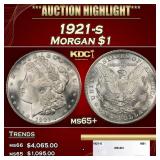 1921-s Morgan Dollar $1 ms65+ SEGS