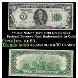 1934 $100 Green Seal Federal Reserve Note Grades x