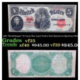 1934A $5 FRN Hawaii WWII Emergency Currency Grades