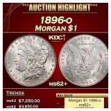 1896-o Morgan Dollar $1 ms62+ USCG