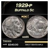 1916-d Buffalo Nickel Toned 5c Grades ms63