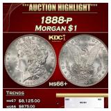 1888-p Morgan Dollar $1 ms66+ SEGS