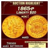 1852 Gold Dollar TY-I $1 ms66+ SEGS