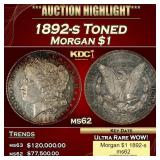 1891-o Morgan Dollar Near Top Pop! $1 ms65+ SEGS