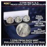 1960 5 Coin Date Set, 1 Of Each Type Of Coin Minte