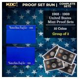 2019-2021 Limited Edition Silver Proof Sets - 22 C