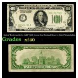 1934 $100 Green Seal Federal Reserve Note Chicago,