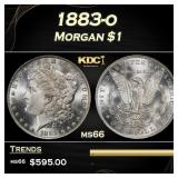 1883-o Morgan Dollar $1 Grades ms66