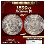1890-o Morgan Dollar $1 ms65 SEGS