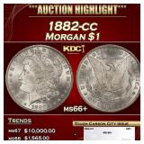 1882-cc Morgan Dollar $1 ms66+ SEGS