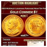 1903 McKinley Louisiana Purchase Gold Commem Dolla