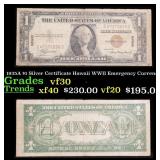 1935A $1 Silver Certificate Hawaii WWII Emergency