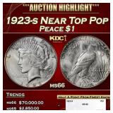 1891-cc Morgan Dollar Colorfully Toned Near Top Po