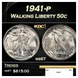 1936-p Walking Liberty Half Dollar Near Top Pop 50