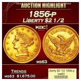 1901-p Gold Liberty Quarter Eagle $2 1/2 ms66+ SEG