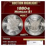 1880-s Morgan Dollar $1 ms67+ SEGS