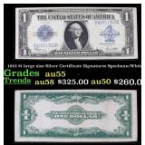 1923 $1 large size Silver Certificate Grades Choic