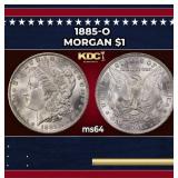 1885-o Morgan Dollar $1 Grades ms64
