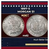 1897-s Morgan Dollar $1 Grades ms62