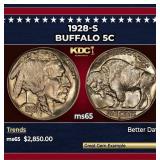 1928-s Buffalo Nickel 5c ms65 SEGS
