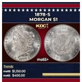 1878-s Morgan Dollar $1 Grades ms65+