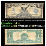 1899 $1 large size Silver Certificate "Black Eagle