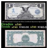 1899 $1 large size Silver Certificate "Black Eagle