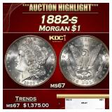 1882-s Morgan Dollar $1 ms67 SEGS