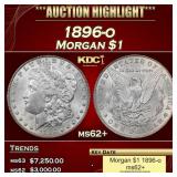 1896-o Morgan Dollar $1 ms62+ USCG