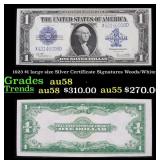1923 $1 large size Silver Certificate Grades Choic