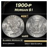 1900-p Morgan Dollar $1 Grades ms65