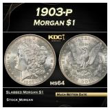 1903-p Morgan Dollar $1 Grades ms64