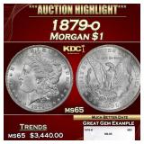 1879-o Morgan Dollar $1 ms65 SEGS