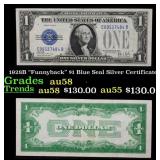 1928B $1 Blue Seal Silver Certificate "Funnyback"