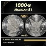 1880-s Morgan Dollar $1 Grades ms63