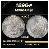 1896-p Morgan Dollar $1 Grades ms64+