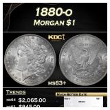 1880-o Morgan Dollar $1 ms63+ SEGS