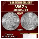 1887-s Morgan Dollar $1 ms65 SEGS