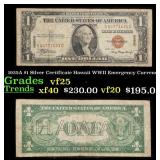1935A $1 Silver Certificate Hawaii WWII Emergency