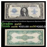 1923 $1 large size Silver Certificate Grades Selec