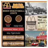 Lincoln Wheat Cent 1c Mixed Roll Orig Brandt McDon