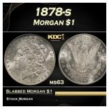 1878-s Morgan Dollar $1 Grades ms63