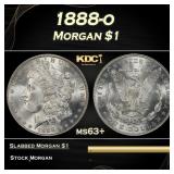 1888-o Morgan Dollar $1 Grades ms63+